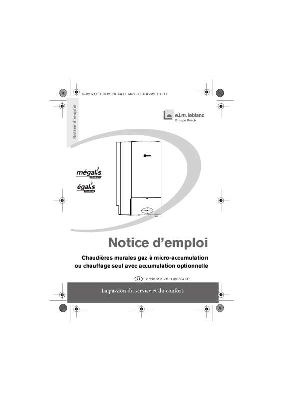 Notice ELM LEBLANC MEGALIS CONDENS chaudière Trouver une solution à — free download